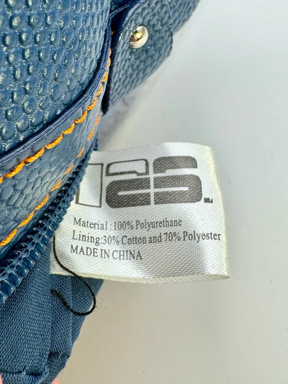 Blue Football Shaped Shoulder Bag